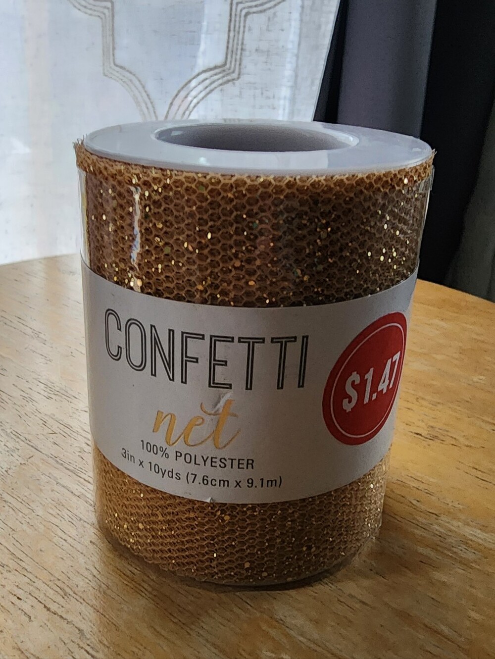 Gold Sparkly Ribbon - Picture 3 of 3